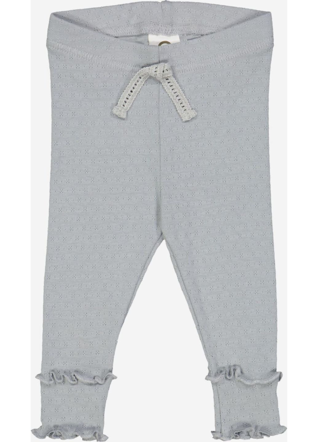 Серые демисезонные детские леггинсы для девочки жасмин (25111285) Green Cotton