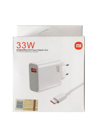 Зарядное устройство PD 33 W + кабель TypeC — комплект набор Xiaomi (294983460)