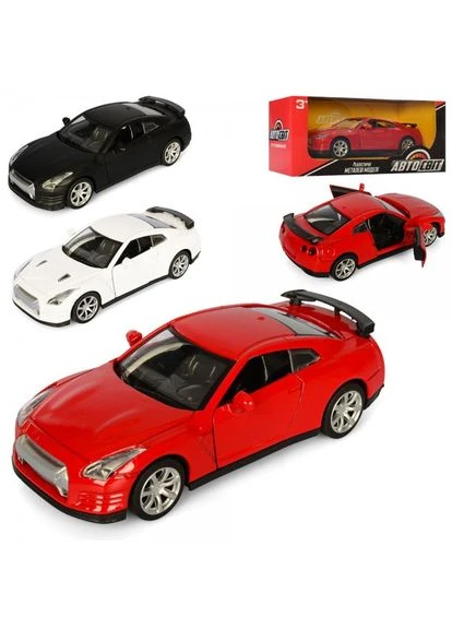 Машинка інерційна Auto Mir Nissan GT-R AS-2302 12,5 см Автосвіт (398913142)
