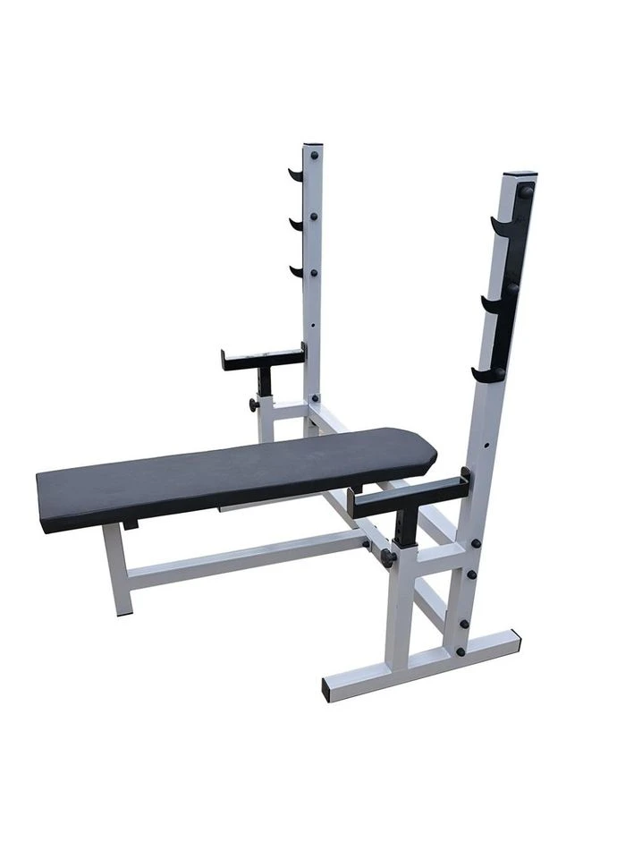 Професійна лавка для жиму "Profigym" NE-SK-60 зі стійками до 300 кг No Brand (397542687)