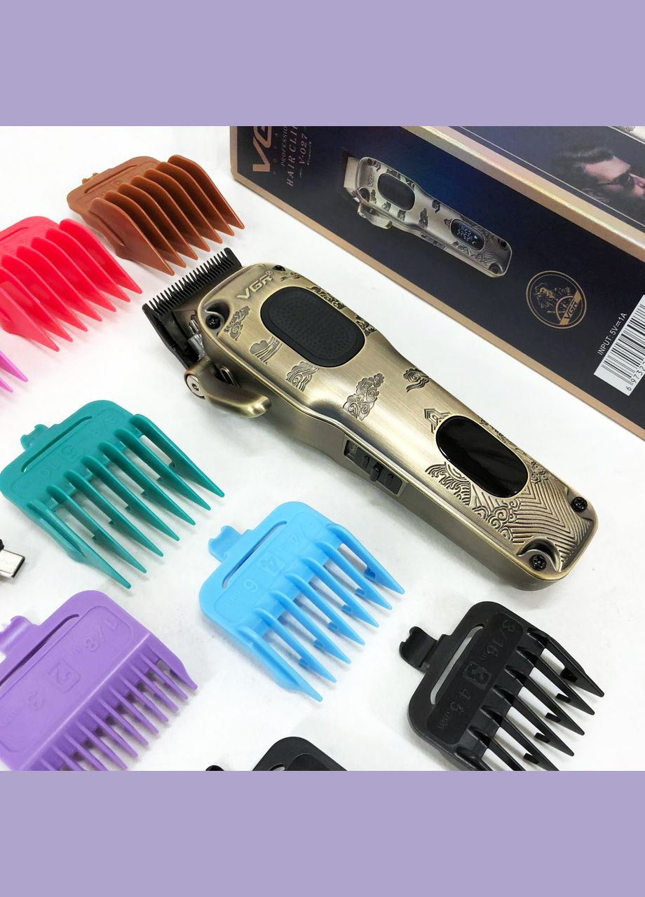 Акумуляторна машинка для стрижки V-027 VGR (364664427)