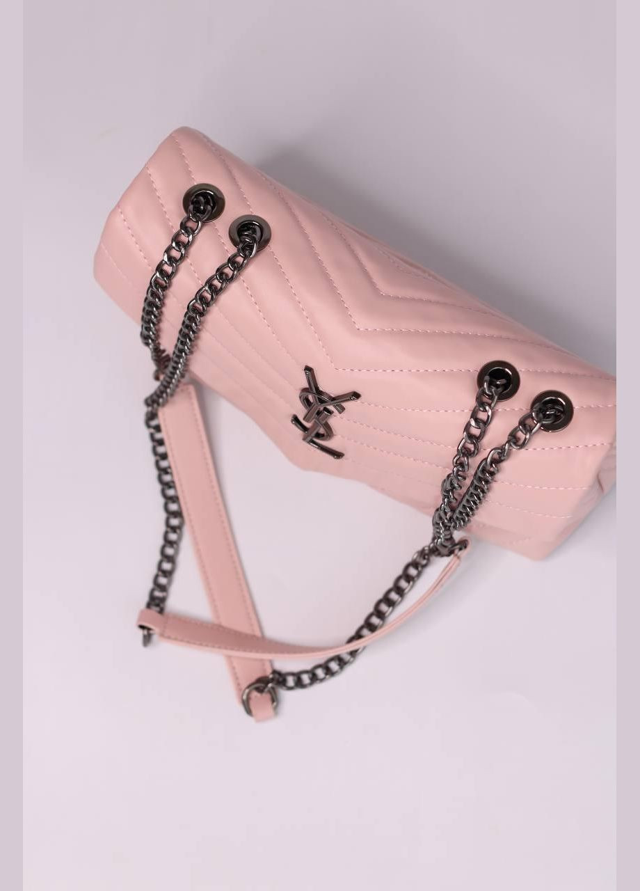 Женская сумка Yves Saint Laurent 30 silver pink, женская сумка, брендовая сумка Ив Сен Лоран, розового цвета No Brand (307925621)