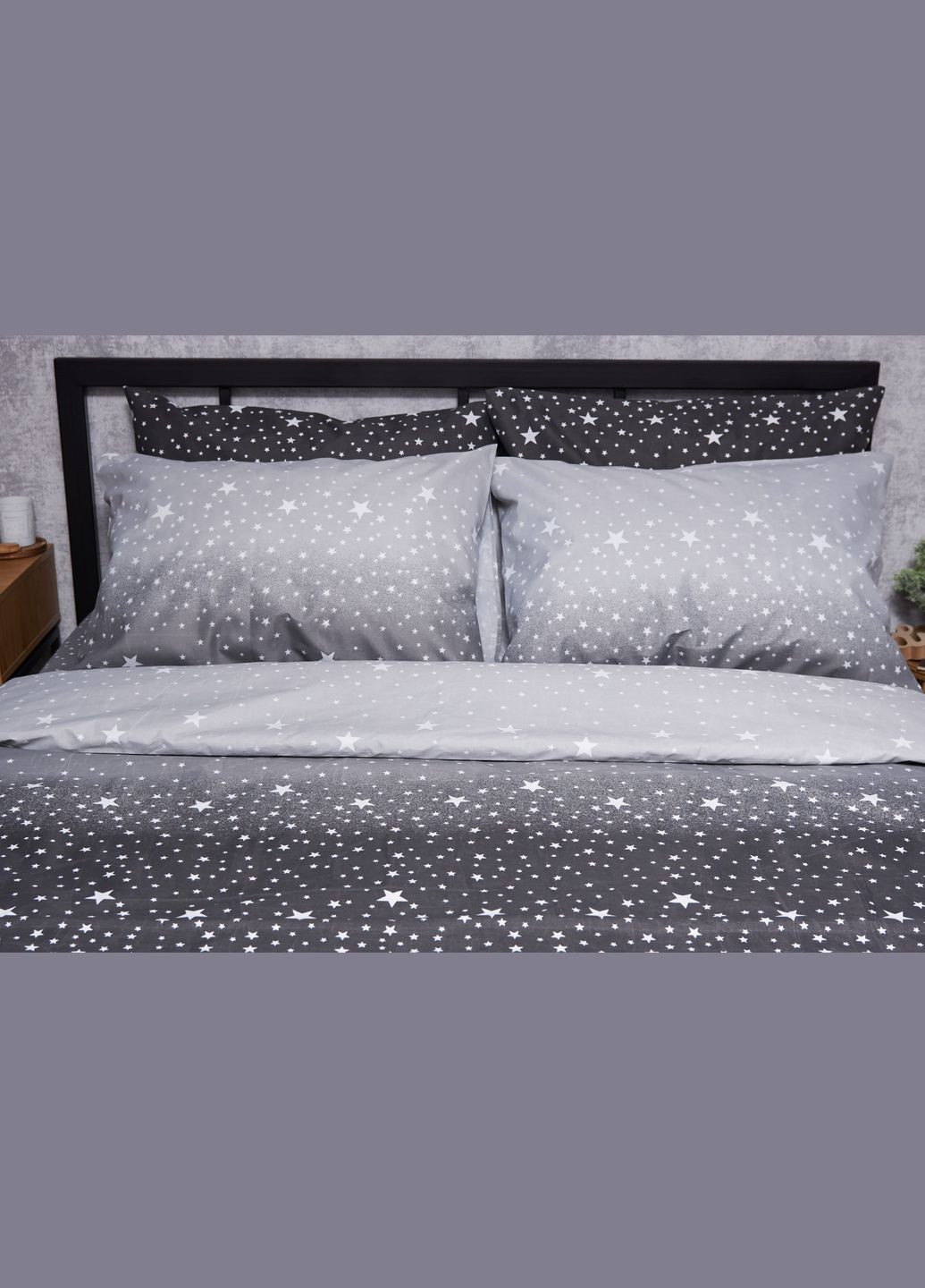 Комплект постельного белья Микросатин Premium «» King Size 220x240 наволочки 2х50х70 (MS-820005111) Moon&Star starry night (293148374)