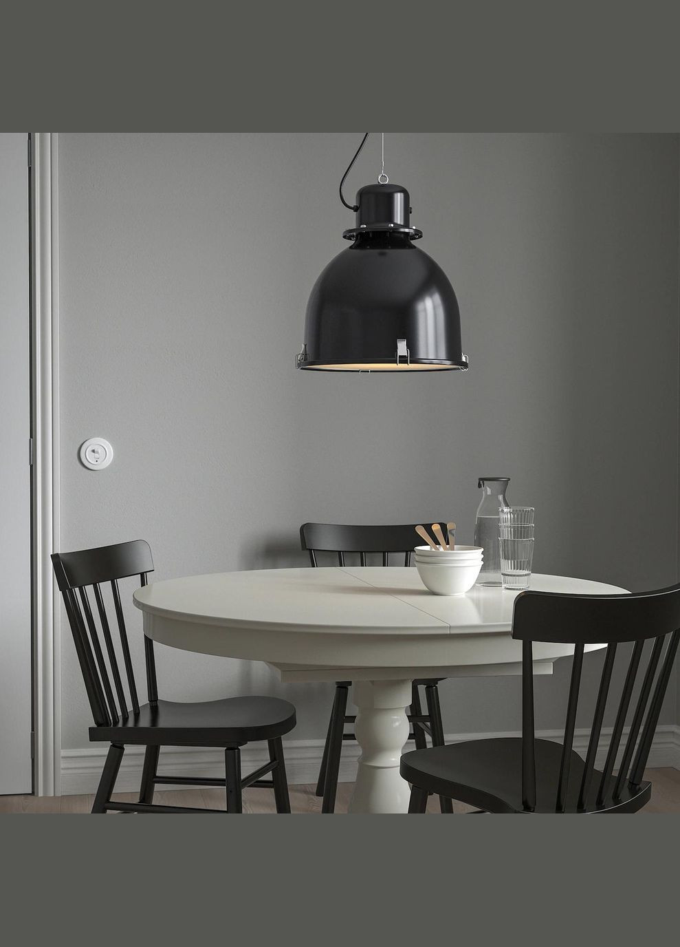Підвісний світильник ІКЕА SVARTNORA 38 см (40430772) IKEA (278407555)