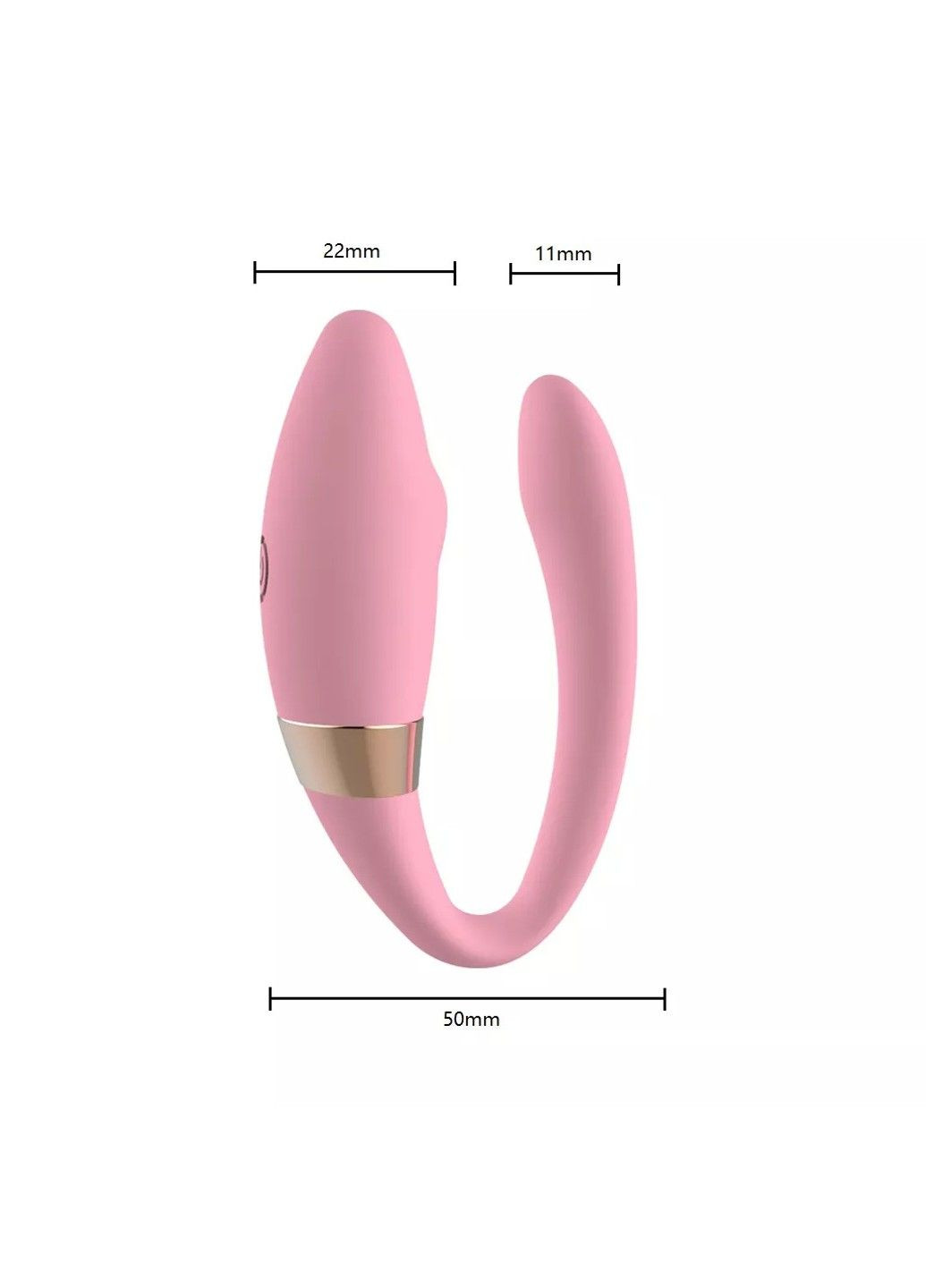 Подвійний вібратор червоного кольору з дистанційним керуванням (USB) We Love (284278489)