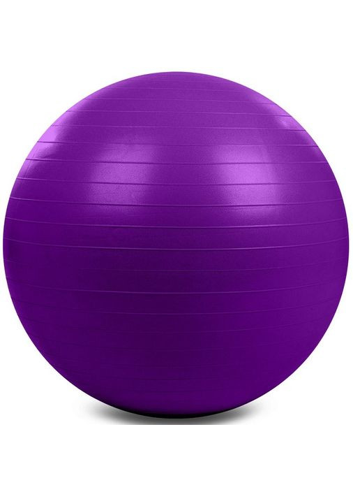 Фитбол мяч для фитнеса сатин Фиолетовый (диаметр 75 см) FI-1984-75-01 Zelart (367617469)