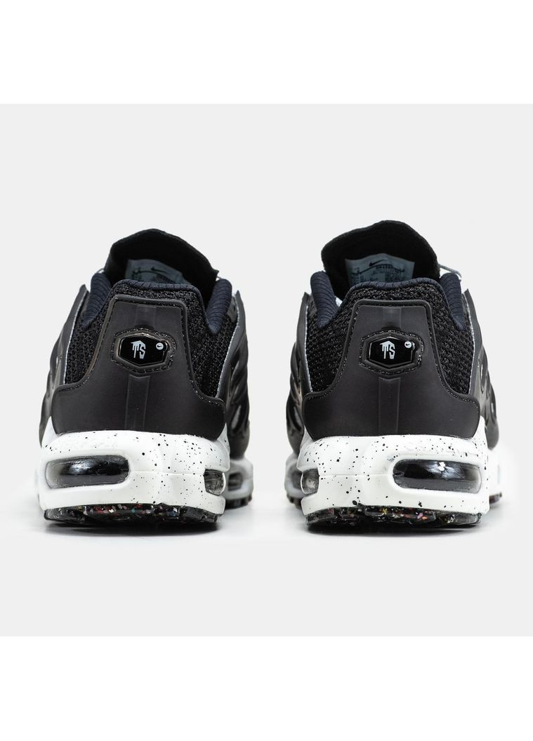 Чорні Осінні кросівки чоловічі nike air max tn terrascape black white найк аір макс тн плюс No Brand