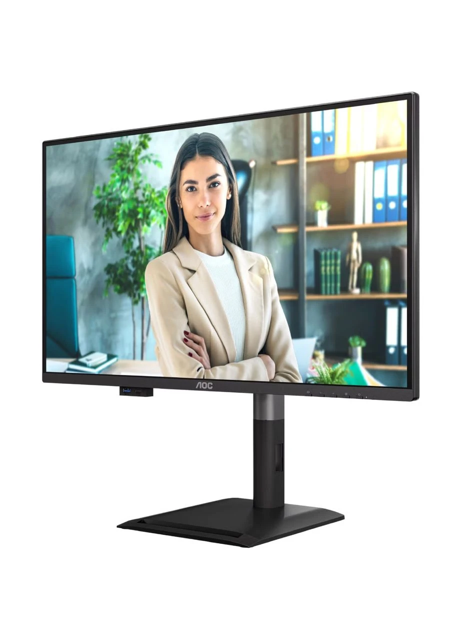 Монітор TFT 27" Q27P4U, QHD, IPS, 120Hz, 2xHDMI, DP, USB-hub, HAS, Pivot, колонки, чорний AOC (389484319)