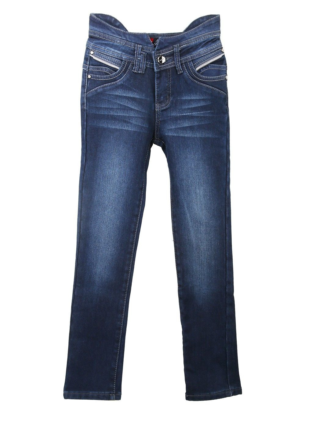 Синие демисезонные джинсы Glamour