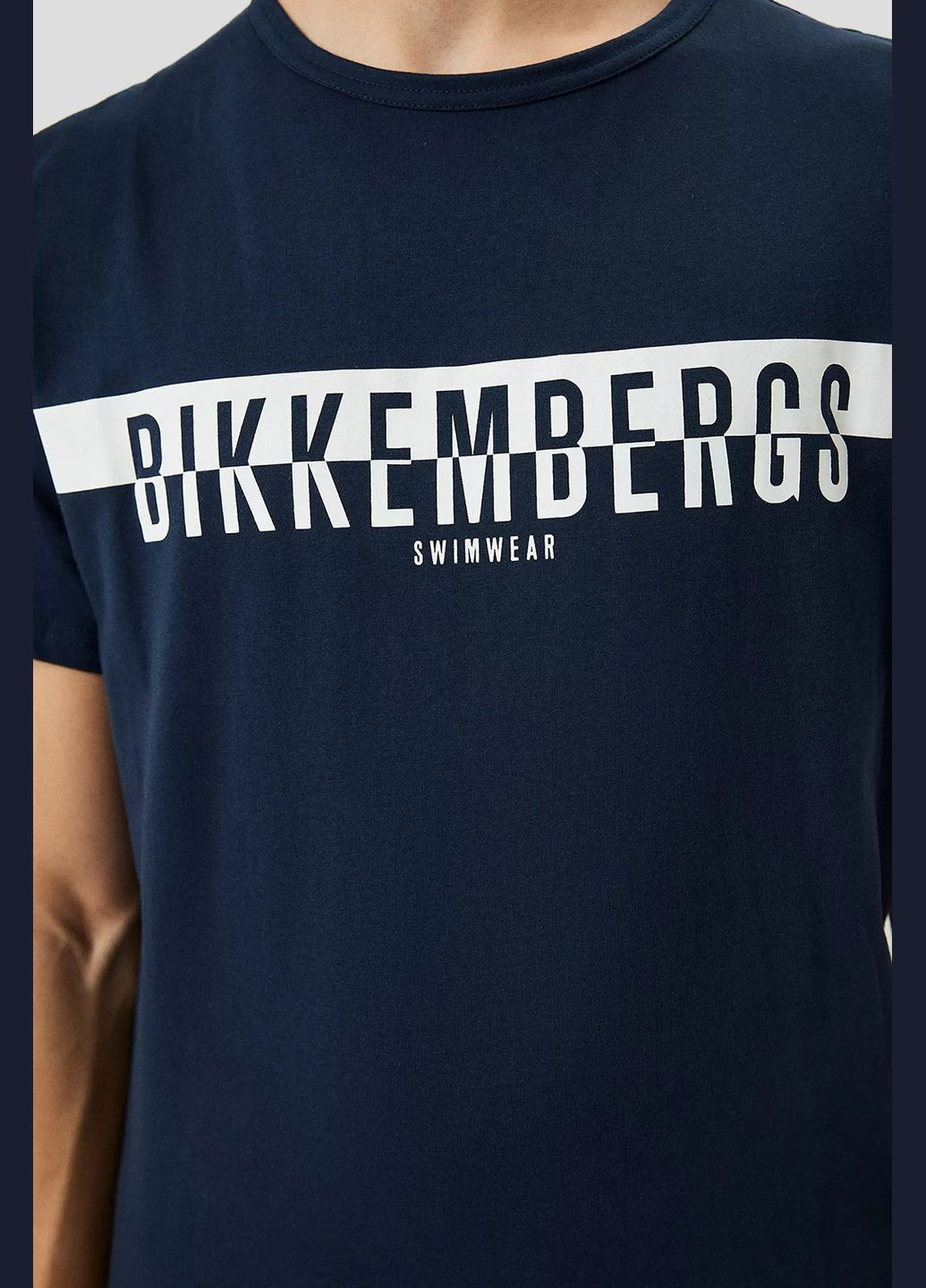 Темно-синя футболка Dirk Bikkembergs