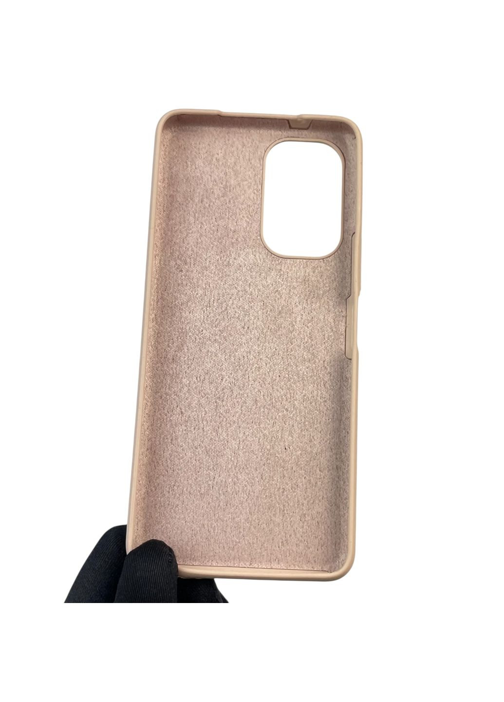 Чехол для Camon 19 Pro (CI8n) силиконовый с микрофиброй нескользящий на техно камон 19 про пудровый Tecno (366390429)