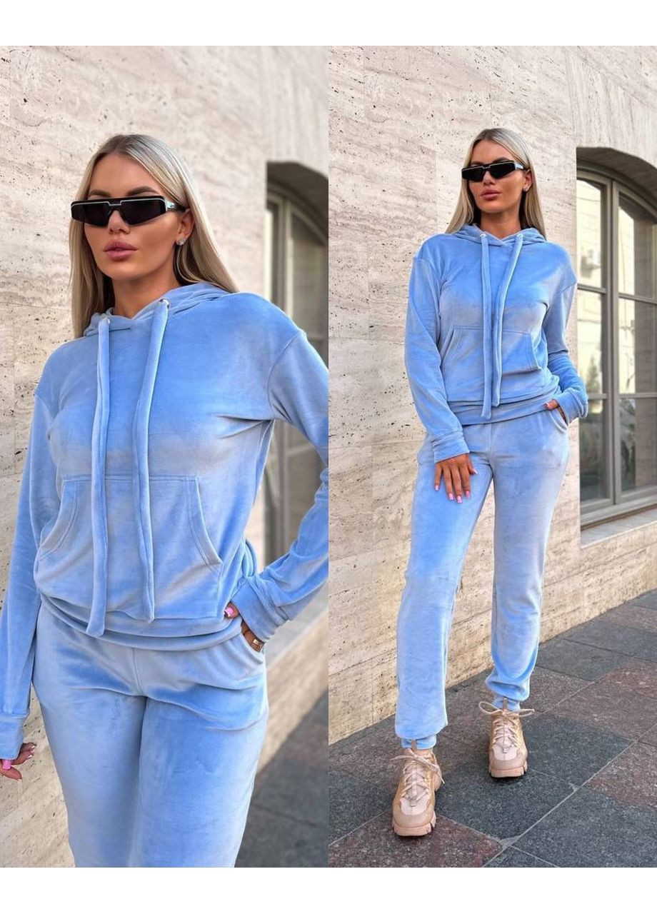 Костюм велюр спорт Туреччина,штани та кофта з капюшоном Україна (362557434)