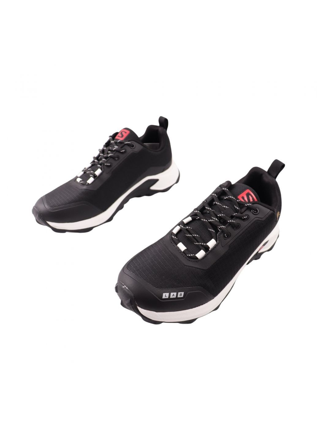 Черные кроссовки мужские черные текстиль Yike 26-24DK