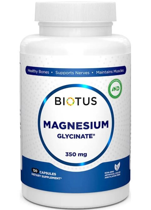 Магній гліцинат Magnesium Glycinate 120 капс Biotus (357342280)