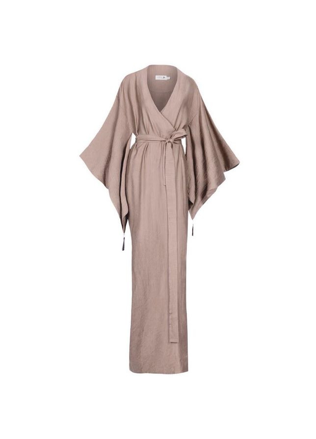 Халат-кимоно длинный на запах в японском стиле с поясом "Утреннее сияние" Garna (289362488)