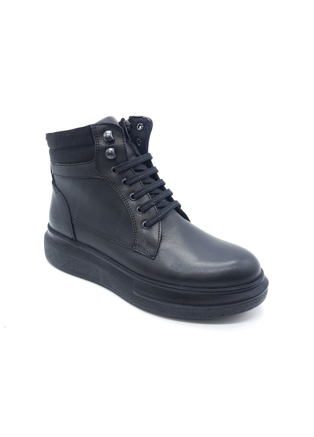 Осенние женские ботинки черные кожаные at-13-2 23,5 см (р) ALTURA