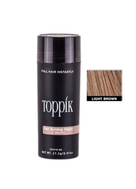 Загуститель для волос (пудра) Hair Building Fibers темно-русый light brown (код: lb-04) Toppik (331613620)