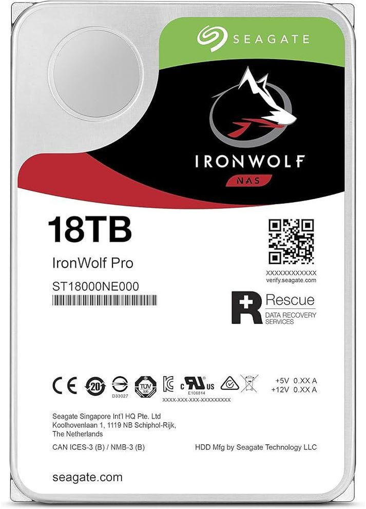 Жёсткий диск IronWolf Pro 18 TB SATA3 NAS ST18000NE000 Seagate (280876865)