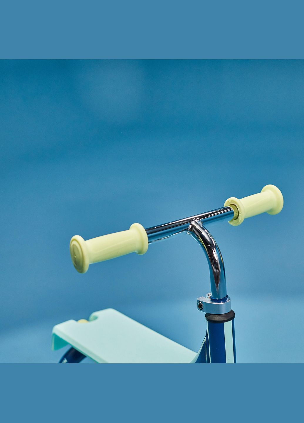 Детский Беговел 2в1 от 1 до 3 лет 73-95 см Бирюзовый 2 Уровня Устойчивости 3 Возможные Высоты B'TWIN (335052724)