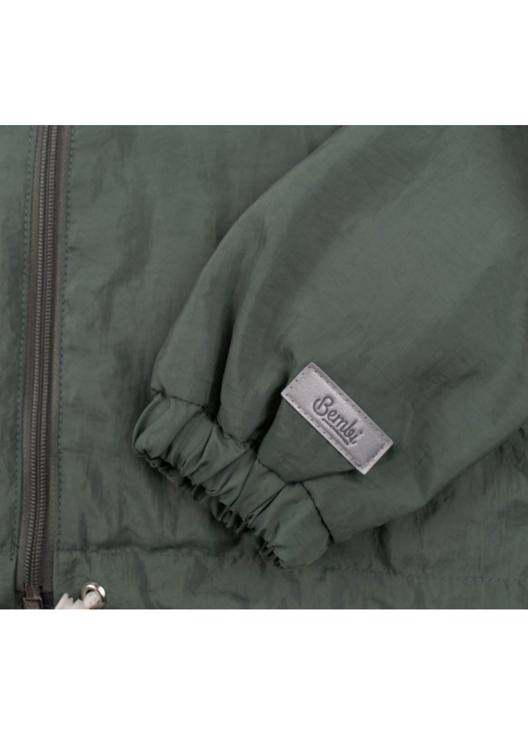 Сіра демісезонна куртка, р. / / x00 Бембі КТ300 плащівка