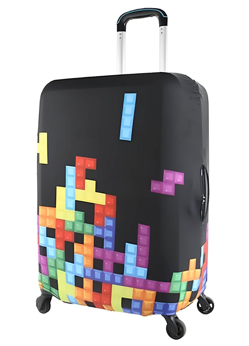 Чехол для чемодана 33030/tetris Средний M Разноцветный Snowball (298285019)