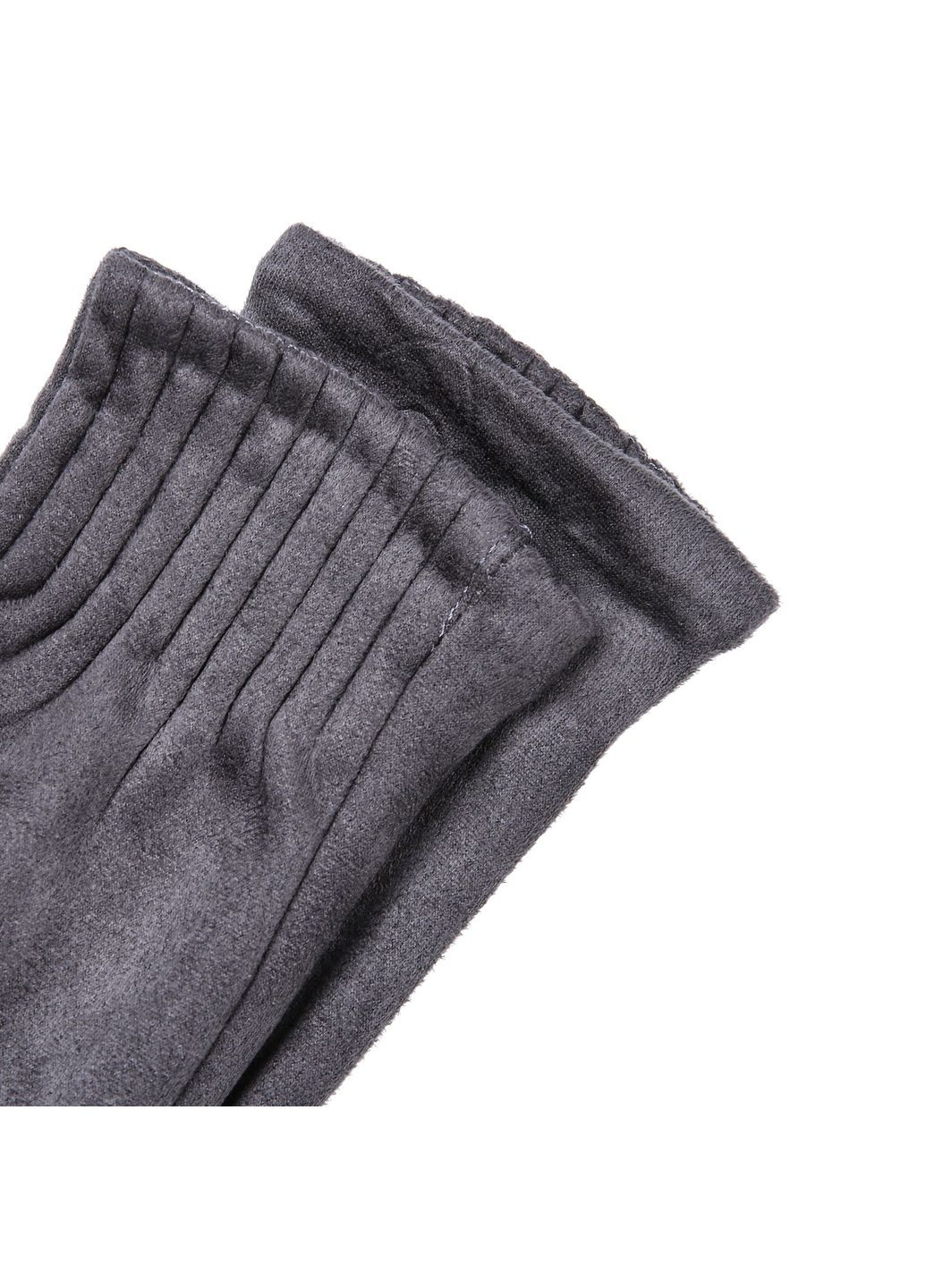 Рукавички Smart Touch жіночі екозамш сірі КІАНА LuckyLOOK 924-895 (362416051)