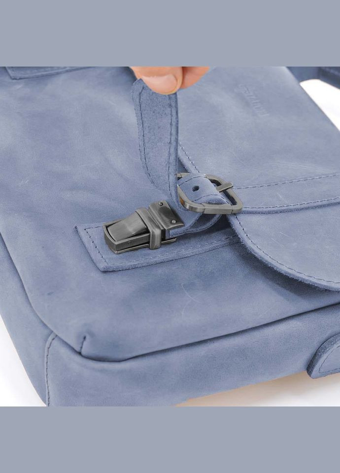 Мужская сумка портфель на плечо с ручкой RK-6008-3md синяя TARWA (312016212)