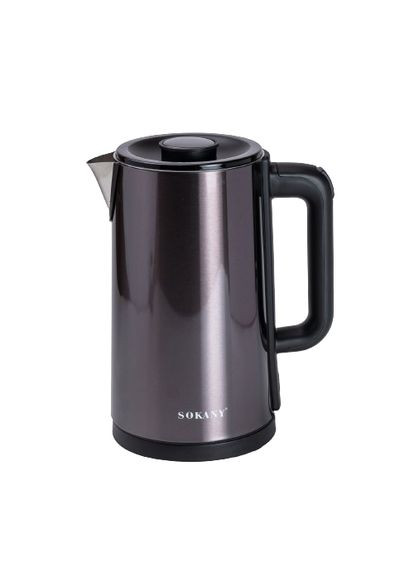 Электрочайник Sokany SK-09018 3 литра Серый Jooki (360921015)