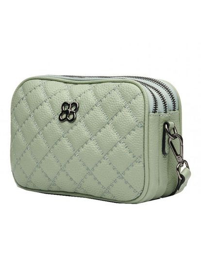 Сумка женская кожаная салатовая кроссбоди шанелька небольшая (Д/Ш/В)21,5/8/14 (см) Felicita (336377554)