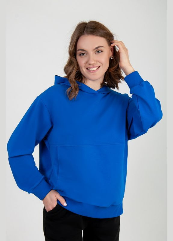 Худи для женщин 09-3354-41 синий электрик Авекстекс (331786540)
