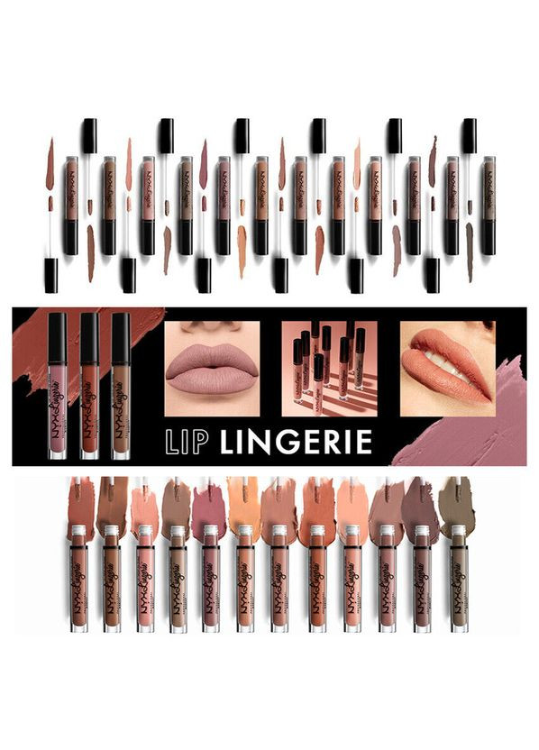 Рідка матова помада LIP LINGERIE CHEEKIES - PALE WARM NUDE (LIPLI16) NYX Professional Makeup (328453300)