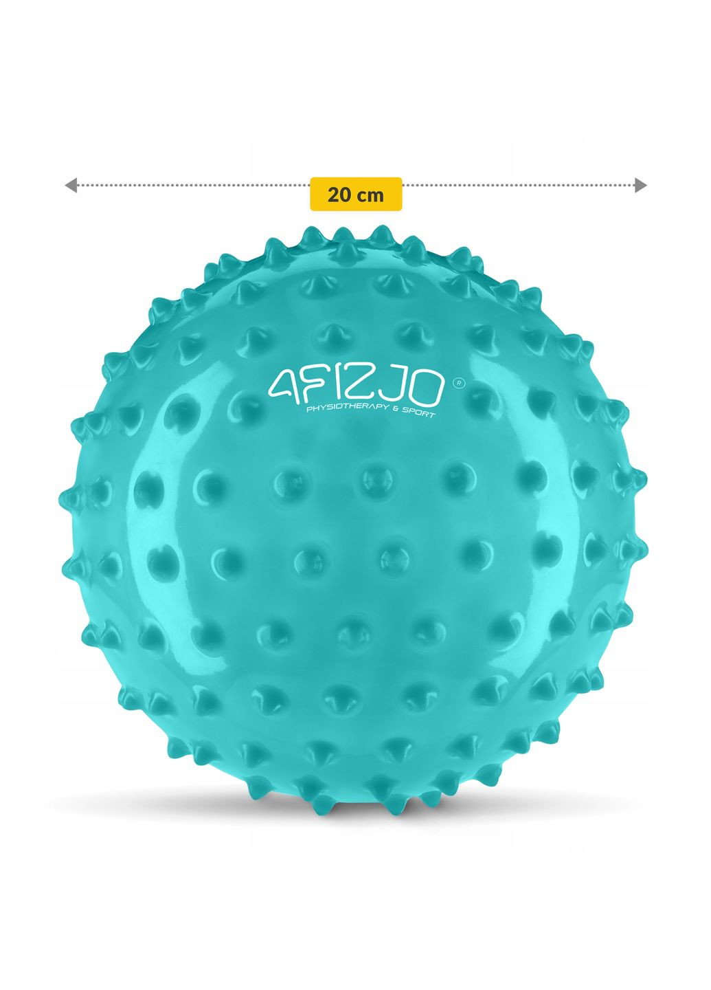Мяч для пилатеса, йоги, реабилитации 20 см (массажный) Mint () 4FIZJO P-5905973406093 (345712734)