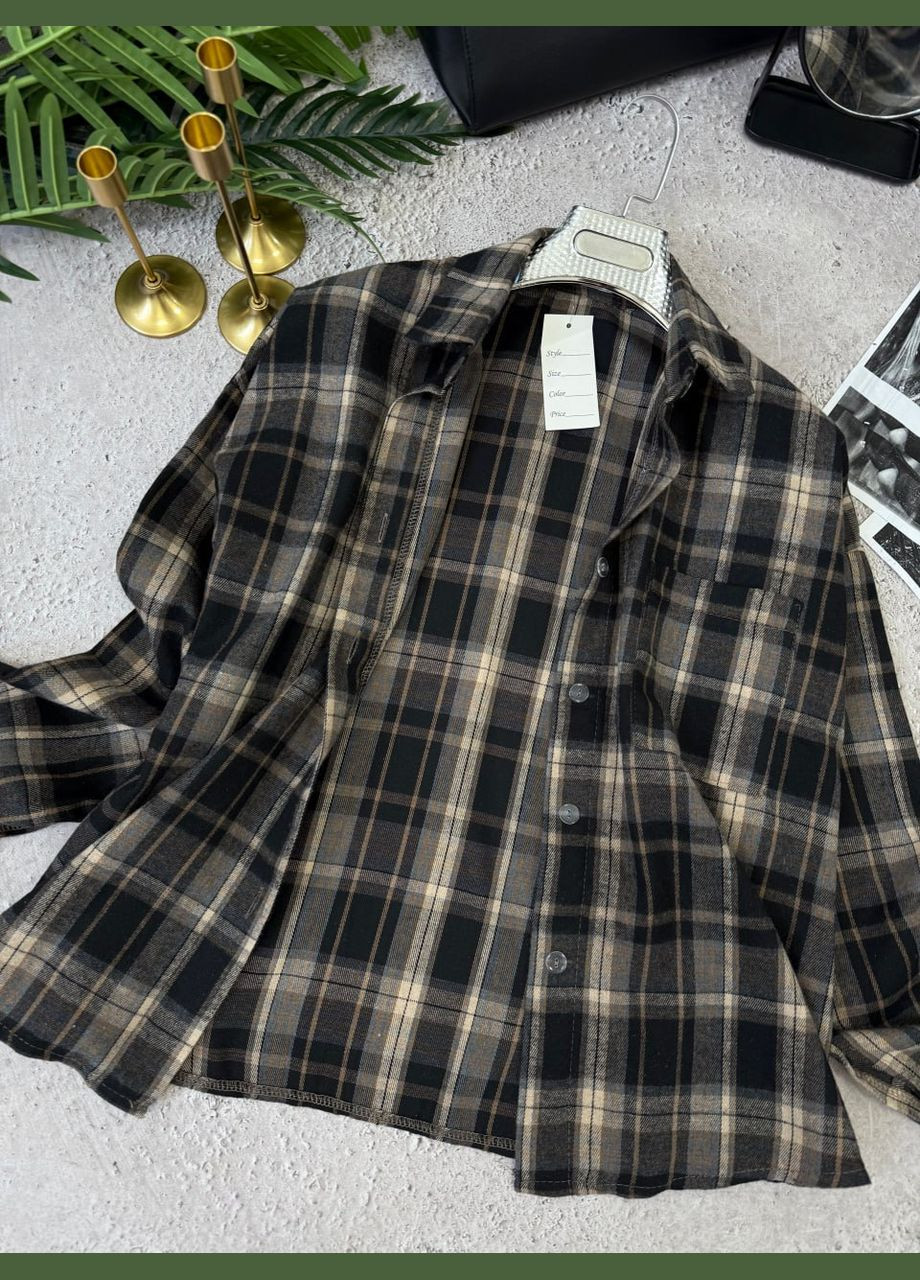 Черная рубашка No Brand