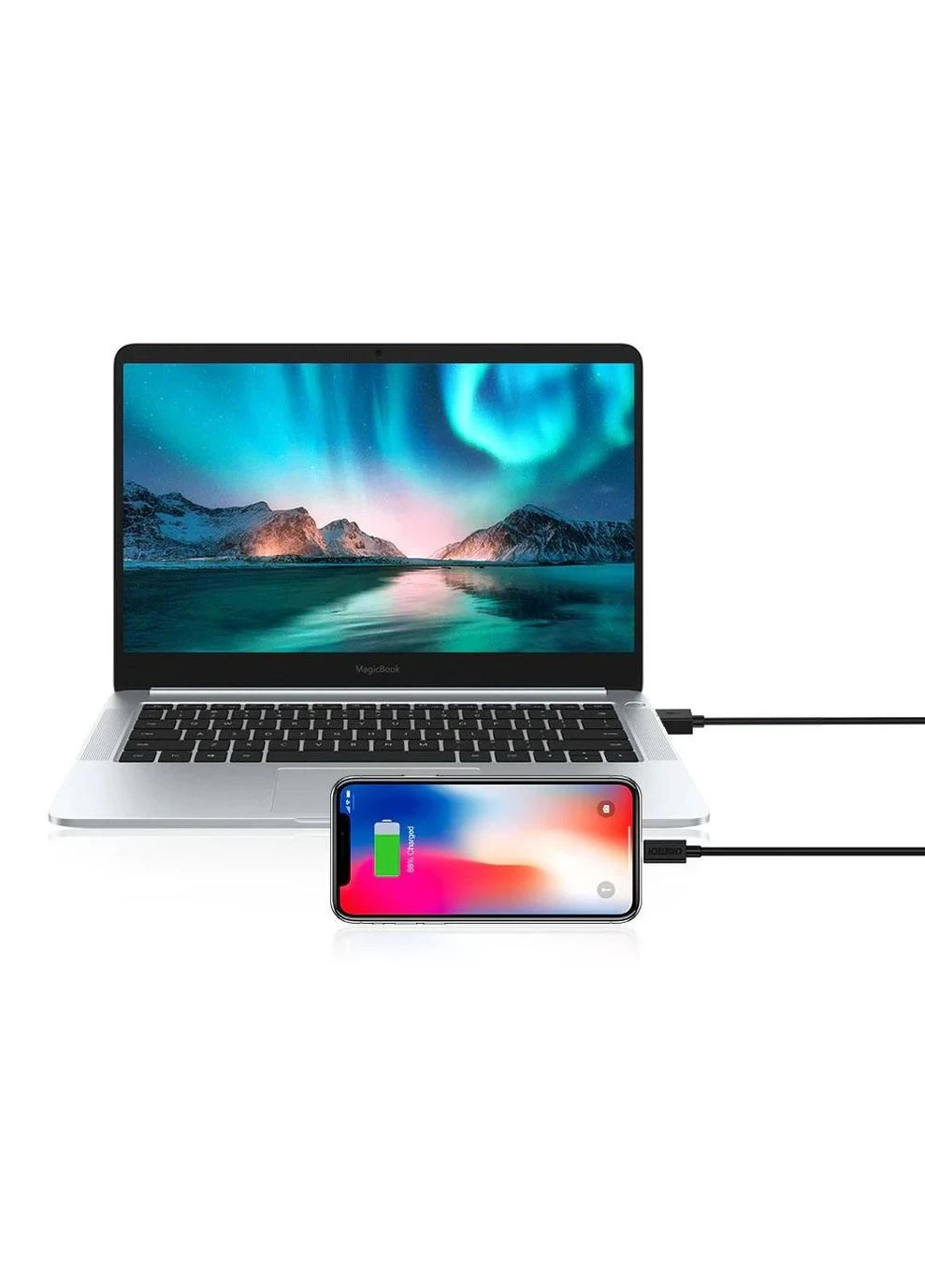 Кабель USB AM-Lightning M, 1.2 м, MFi 2.4A, черный CHOETECH (392011663)