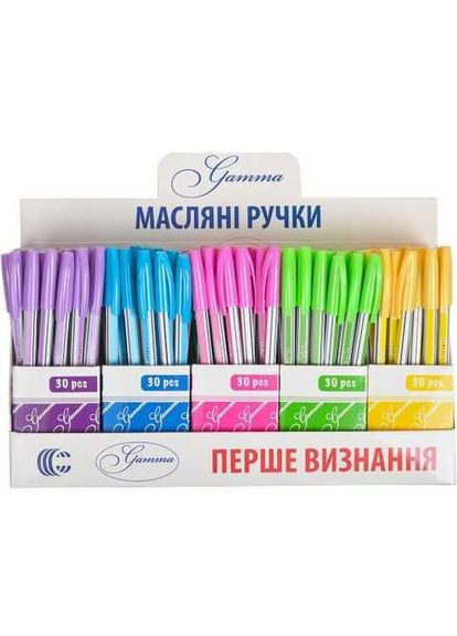Ручка масляная " " "С" CR8011 микс GAMMA (322499811)