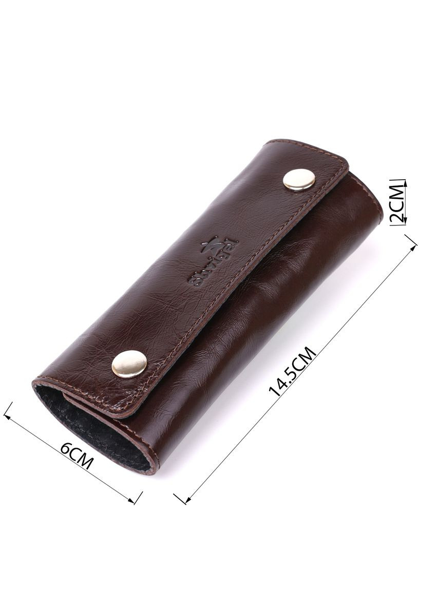 Зручна шкіряна ключниця 16534 Shvigel (331907407)