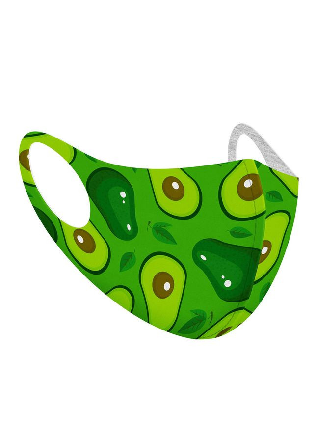 Маска защитная COLLAR с рисунком "Авокадо", размер No Brand (363198282)
