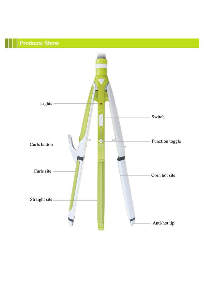 КМ-2208 для укладання волосся 3в1 плойка гофре утюжок Kemei (363321100)