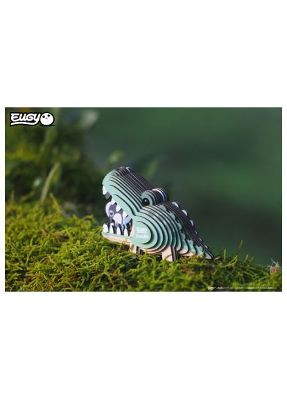 Пазл (XEG-029) Eugy 3D Зоопарк Крокодил (366157535)