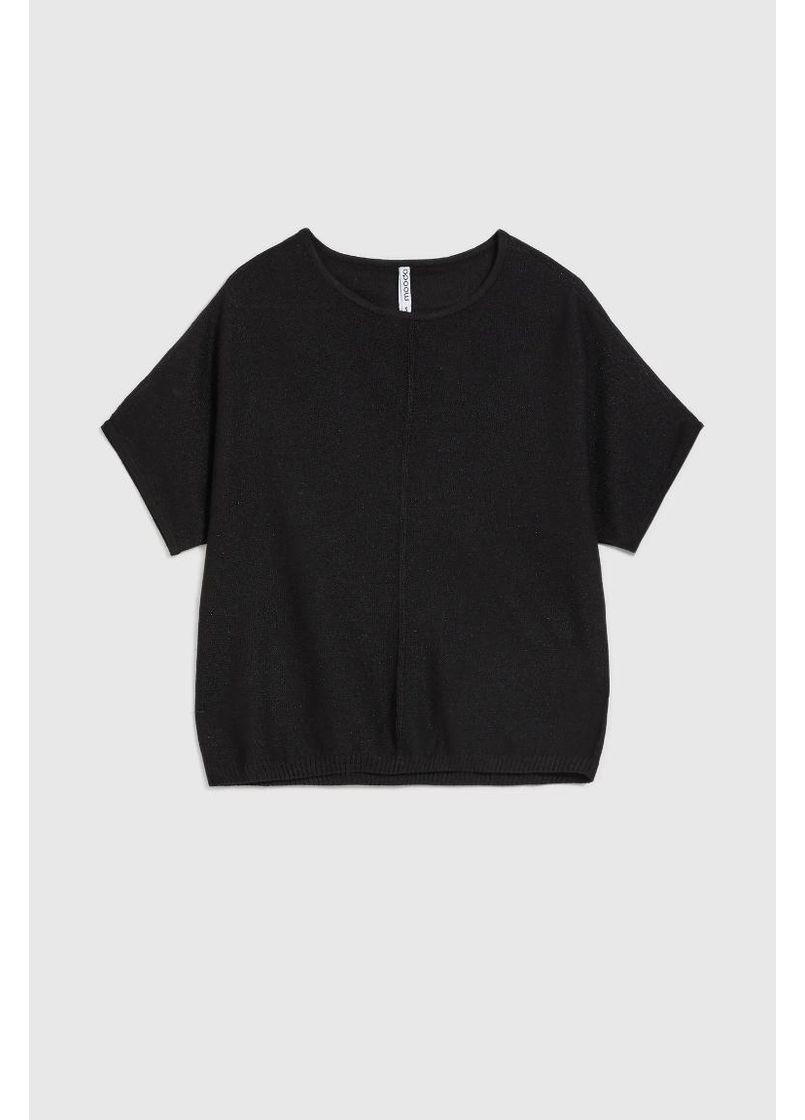 Чорний зимовий светр Moodo