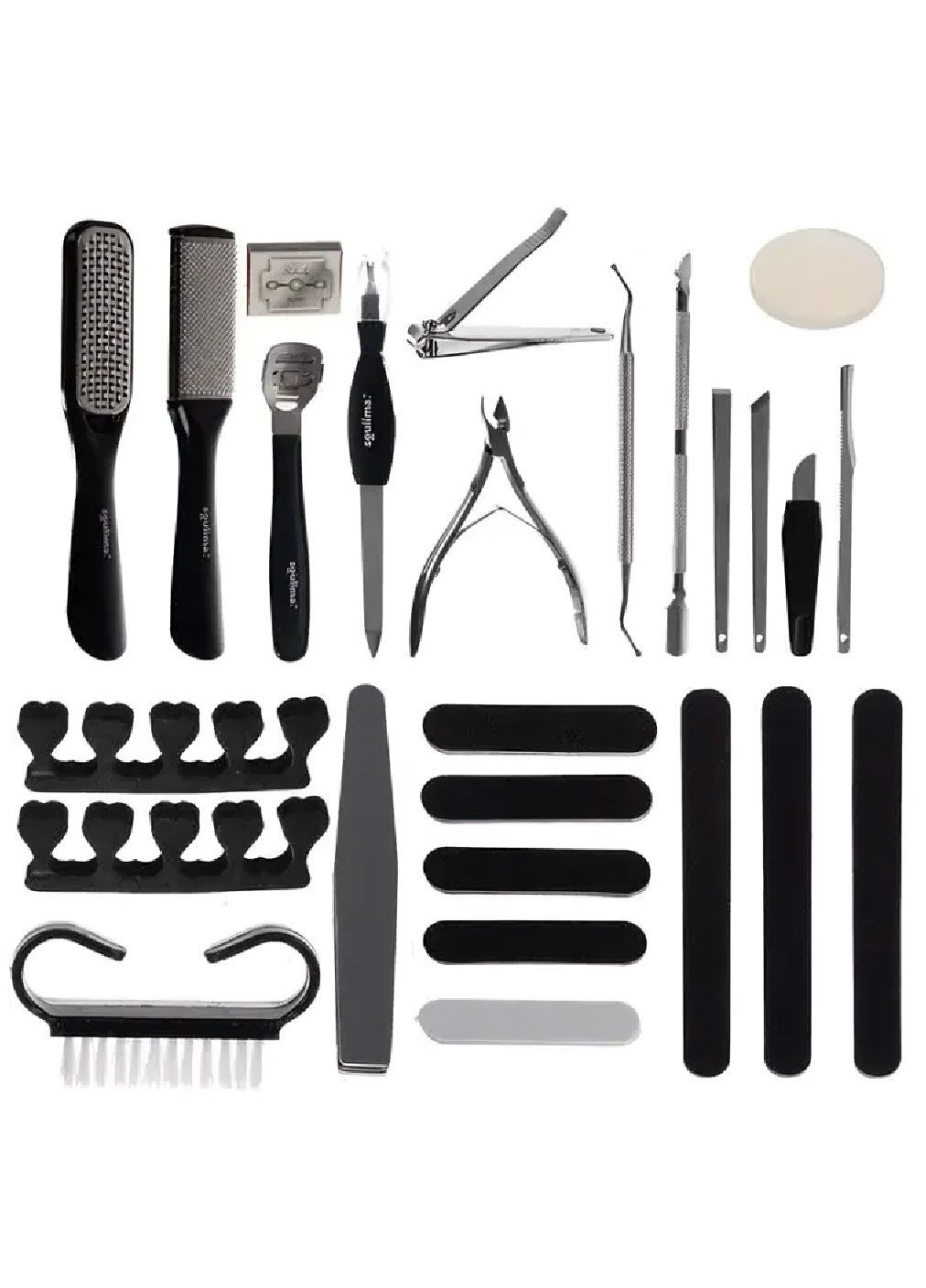 Педикюрний комплект набір у футлярі коробі для догляду за ногами для домашнього салонного використання 31 елемент (478453-Prob) Unbranded (306582030)