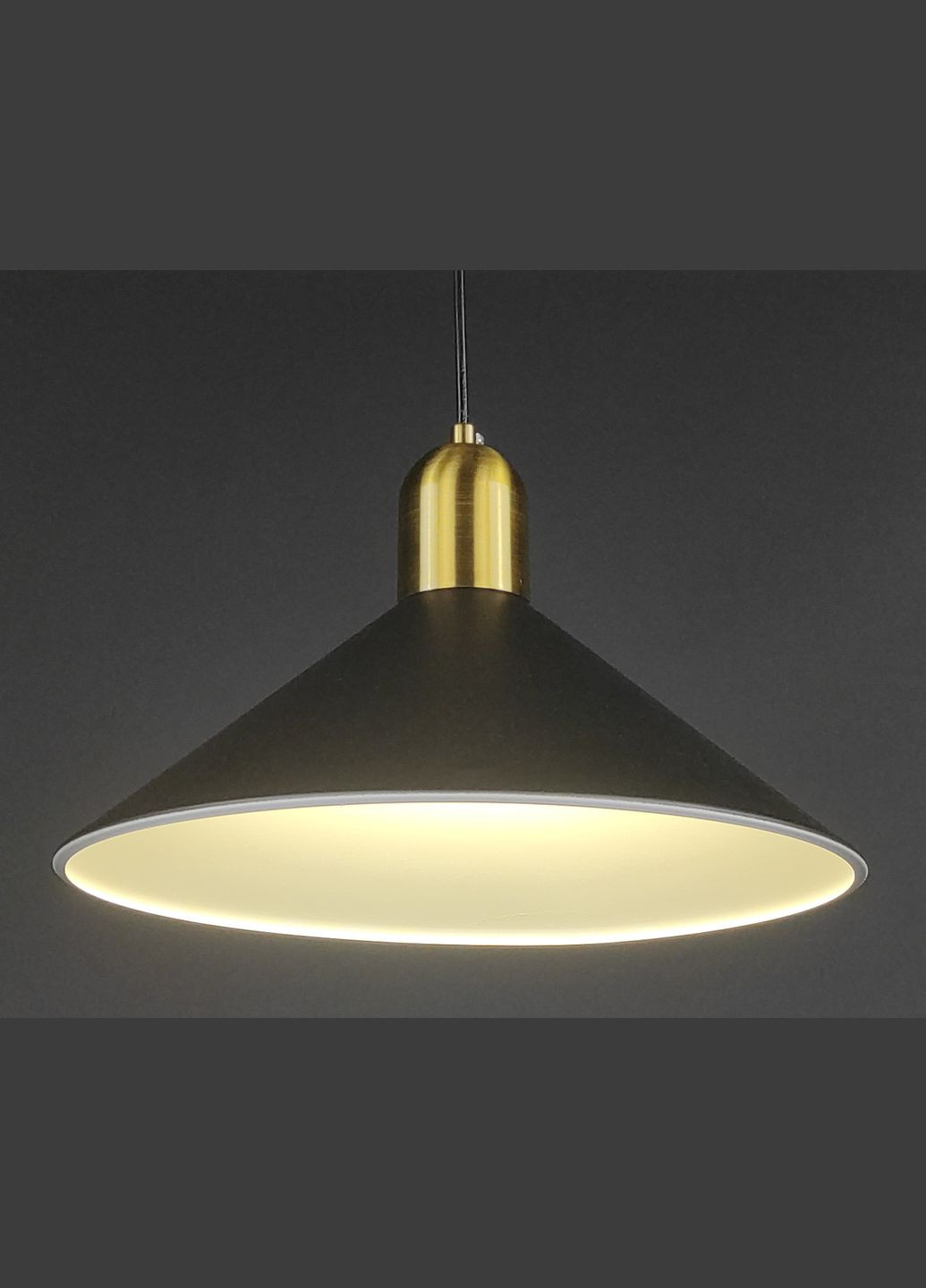 Люстра підвісна на 1 лампочку 27716 Латунь 25-150х35х35 см. Sunnysky (364496426)