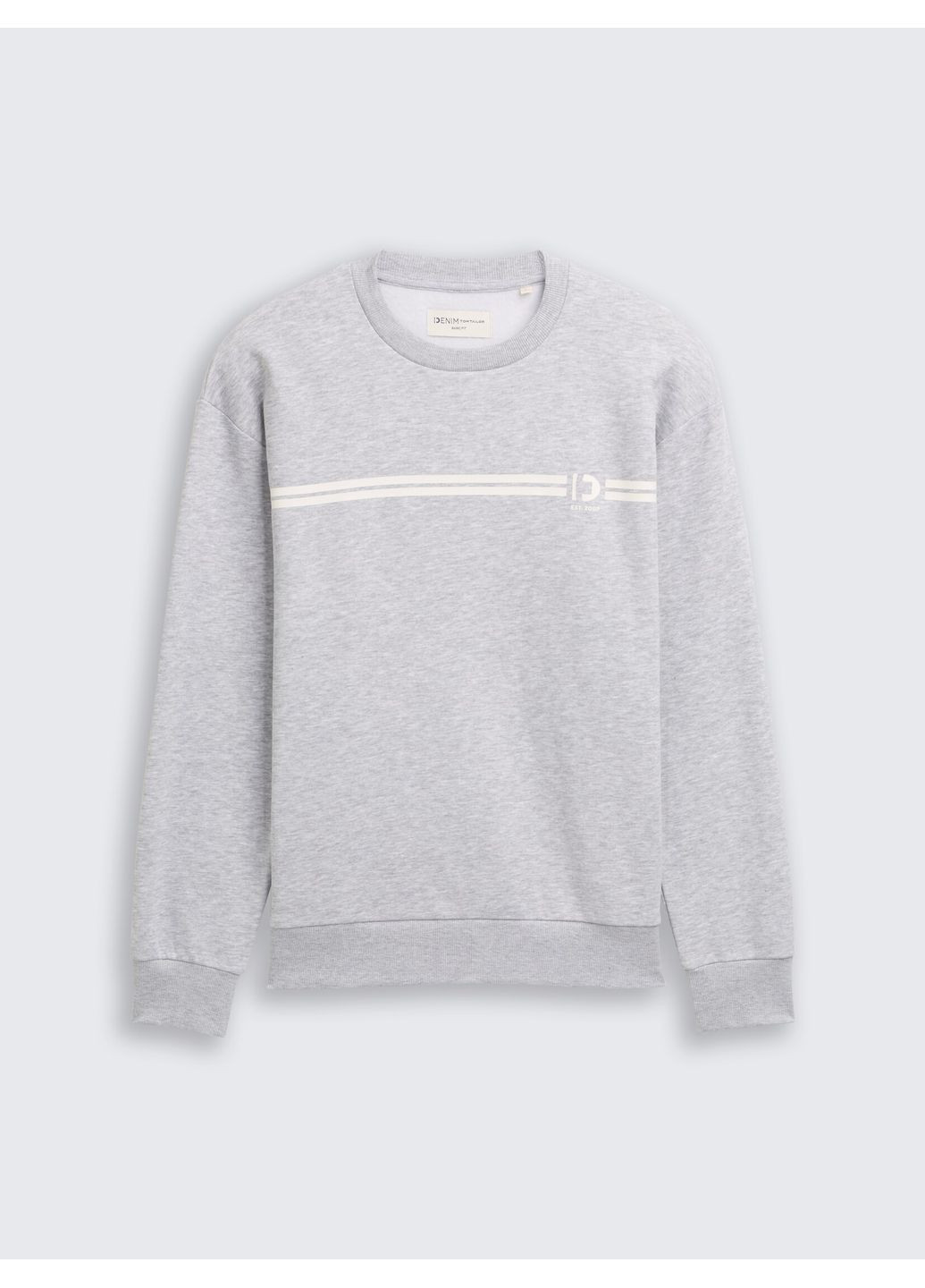 Сірий світшот Tom Tailor напис (363255697)