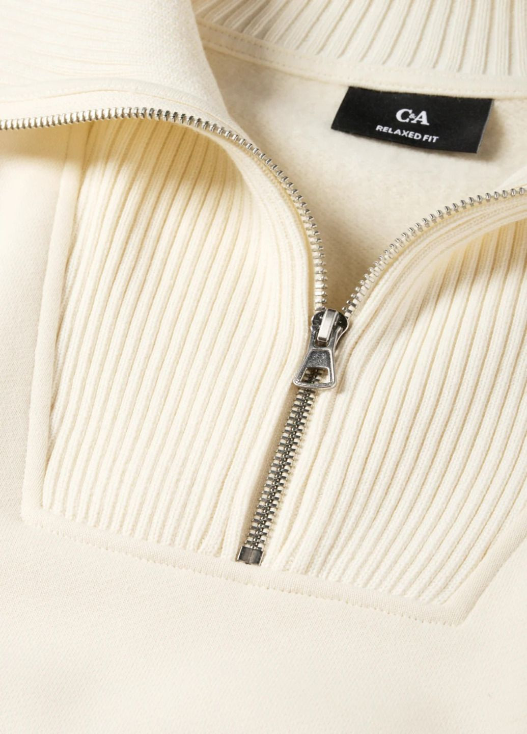 Кремовий світшот C&A однотонний (364825979)