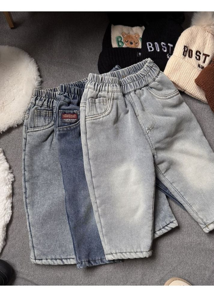 Джинси утеплені хлопчику Parpad колір синій 10965 No Brand (369598471)