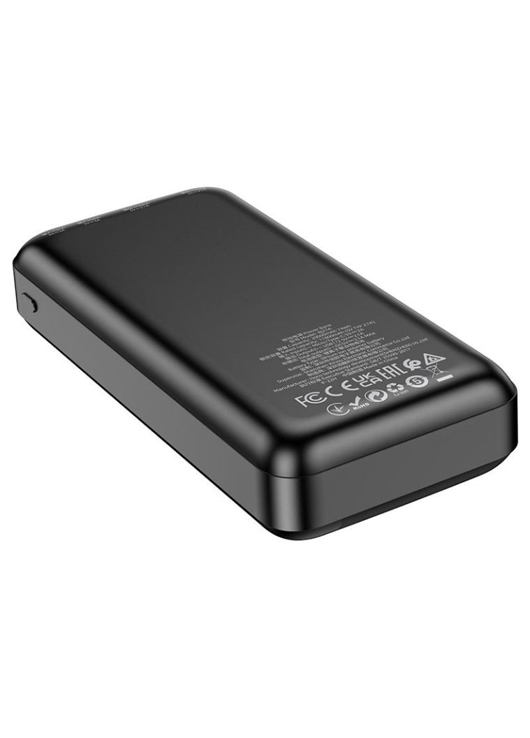 Портативная батарея Power Bank J27A / 20000 mAh / 2xUSB / 1xTypeC - Black Borofone (266341075)