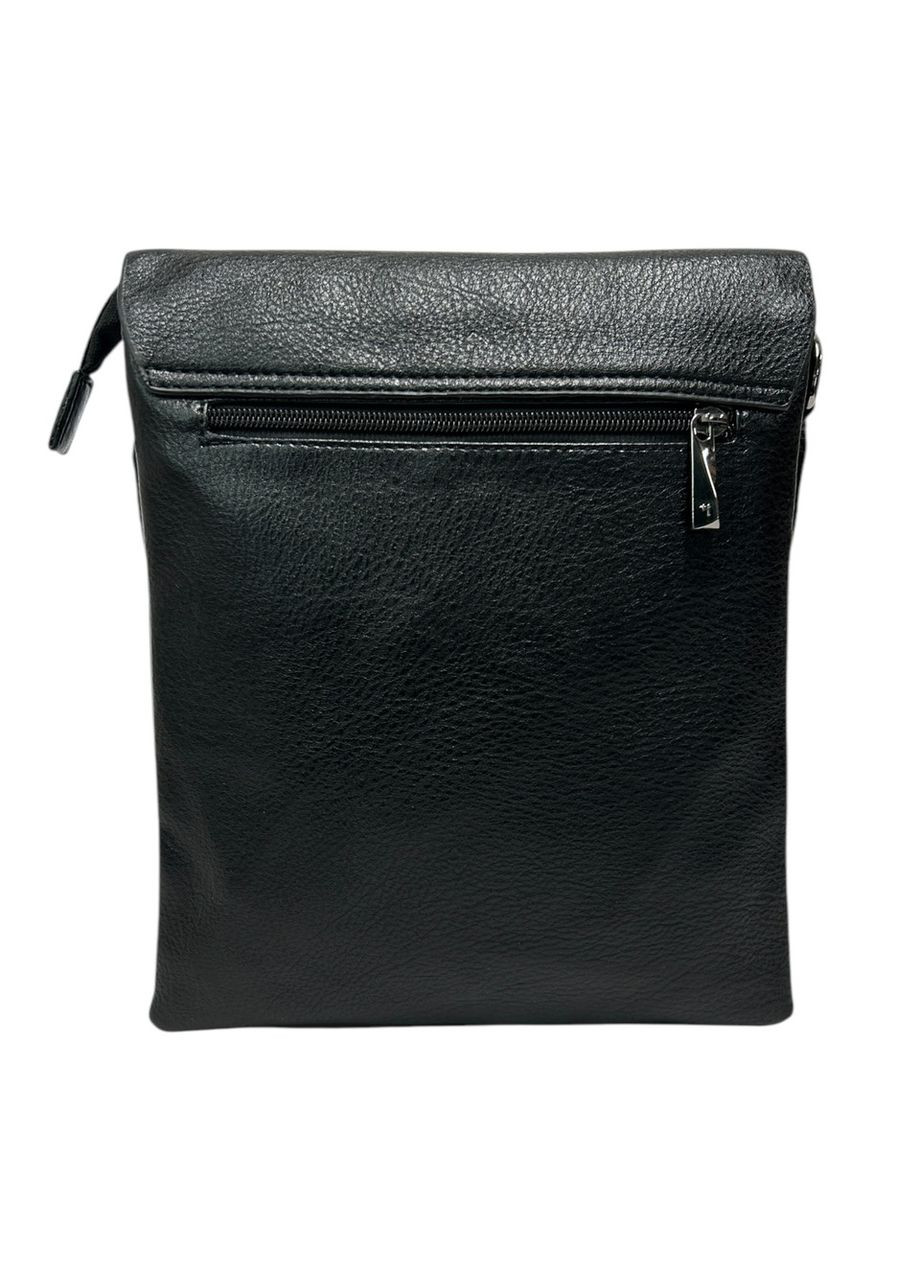 Мужская сумка из эко-кожи Fashion A8029-4 черная 26,5 x 23 x 3,5 No Brand (371682703)