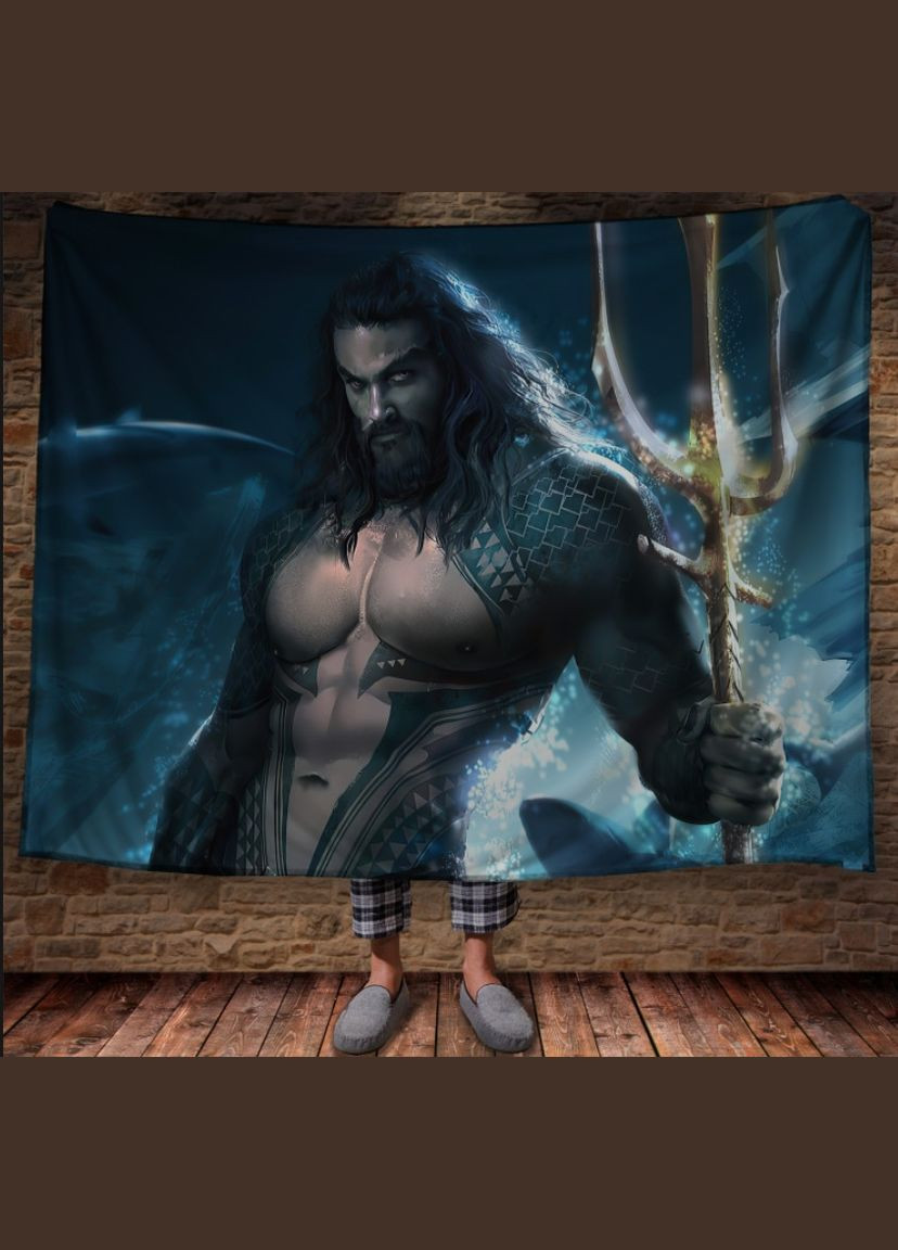 Плед с 3D принтом Аквамен - Плед с 3D принтом Аквамен Перша Креативна мануфактура PERFECTUS Плед (301869056)