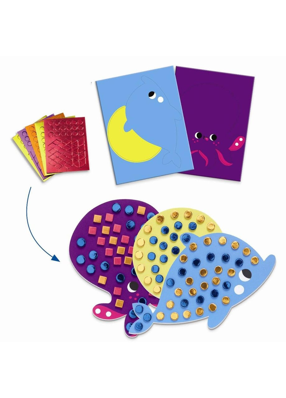 Набор для творчества Подводный мир 6 видов творчества DJ09294 Djeco (362314610)