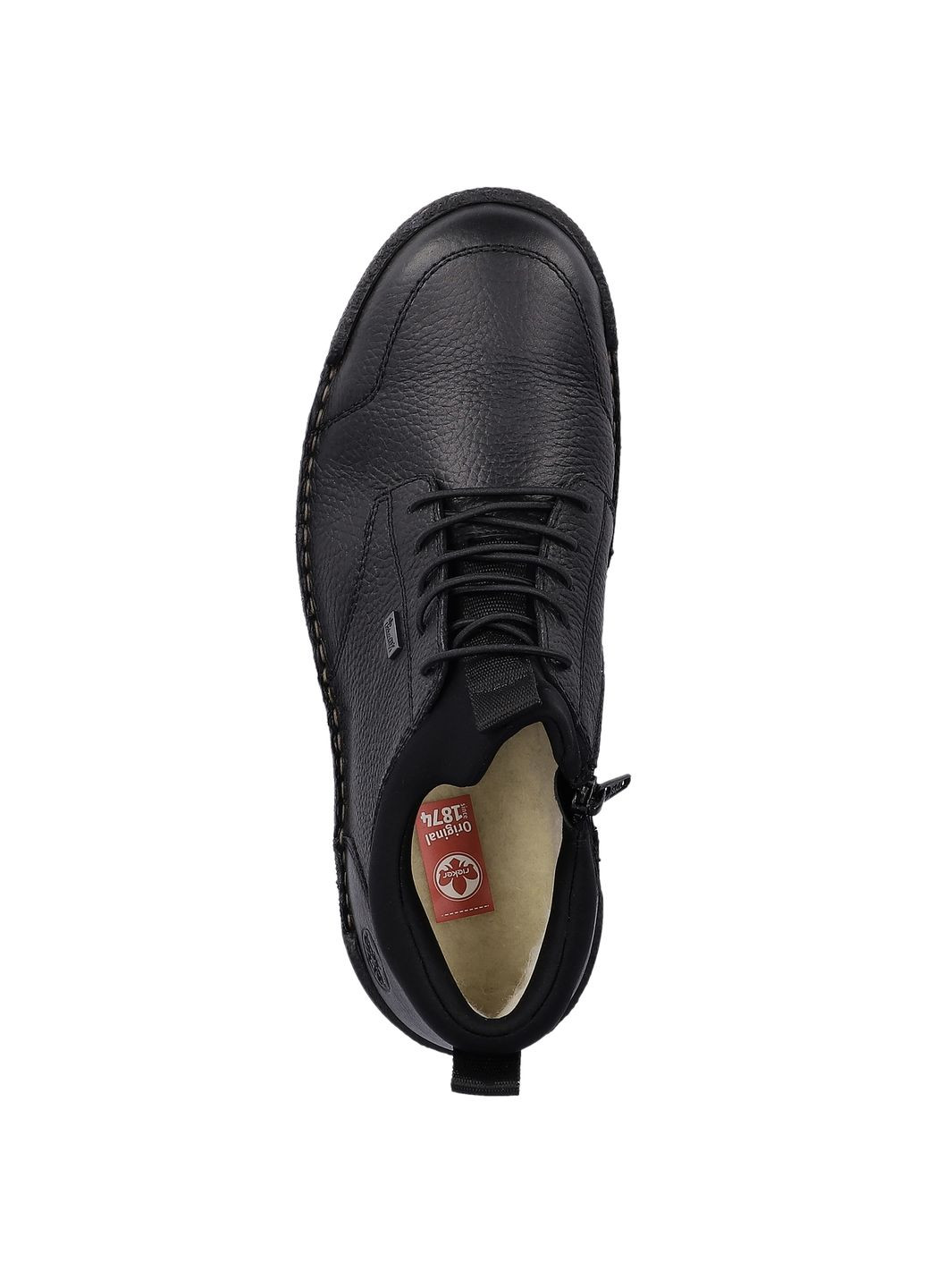 Черные зимние зимние повседневные ботинки Rieker